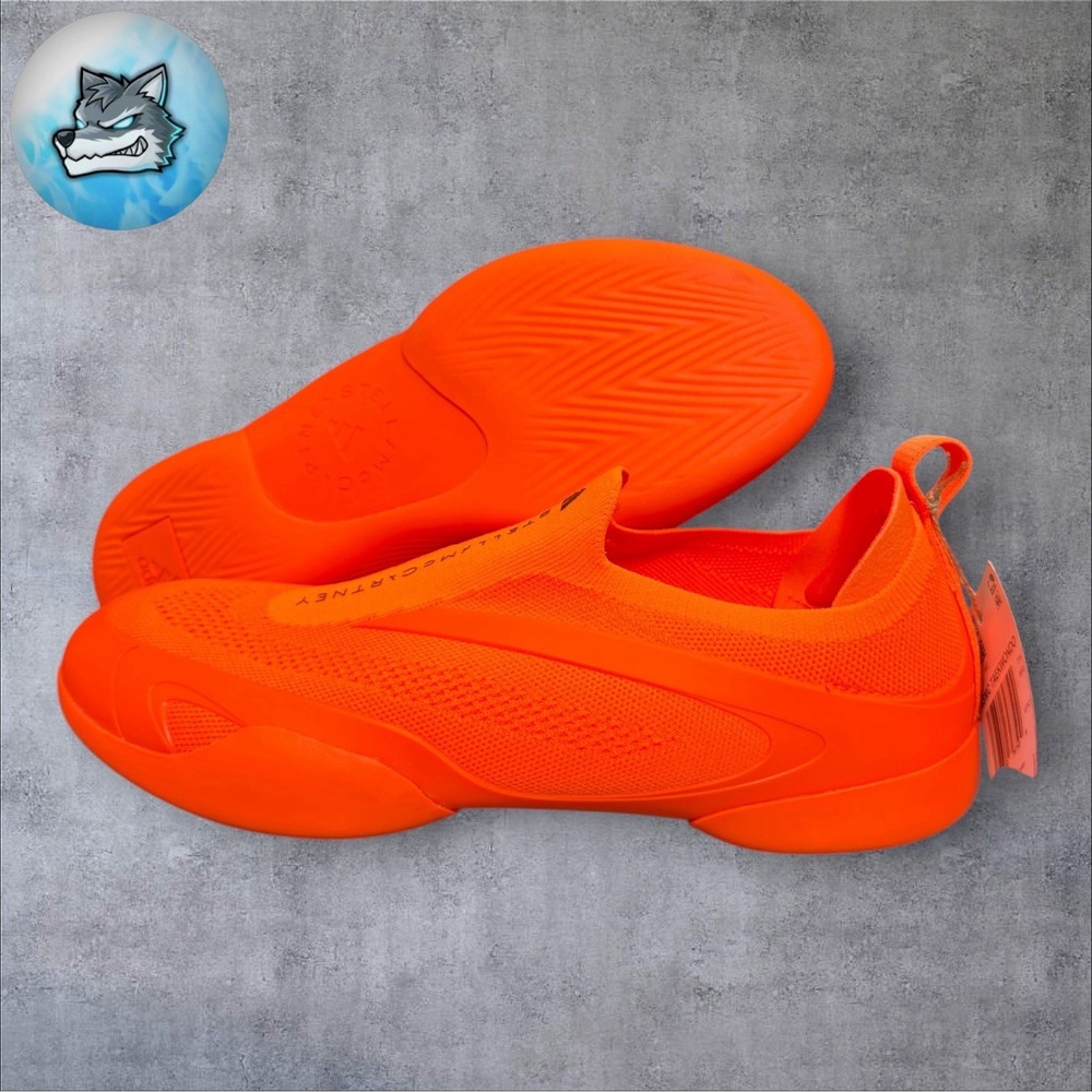 Adidas By Stella Mccartney  Taekwondo Slim Trainer Orange‎ Women's Size 9 JQ2978